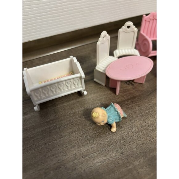 Vintage 1988 Fisher Price #5161 Precious Places Baby nursey cottage, Replacement - Picture 2 of 5